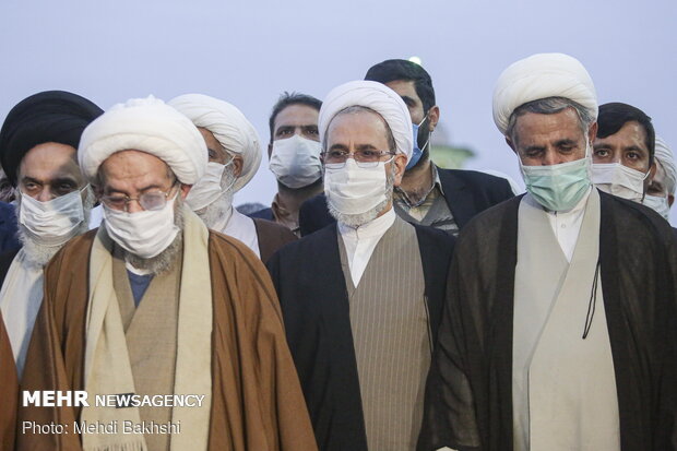 Ayatollah Yazdi funeral ceremony in Qom