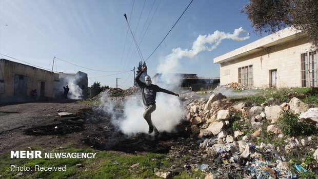 تظاهرات فلسطینی‌ها در شمال کرانه باختری ضد شهرک‌سازی صهیونیست‌ها