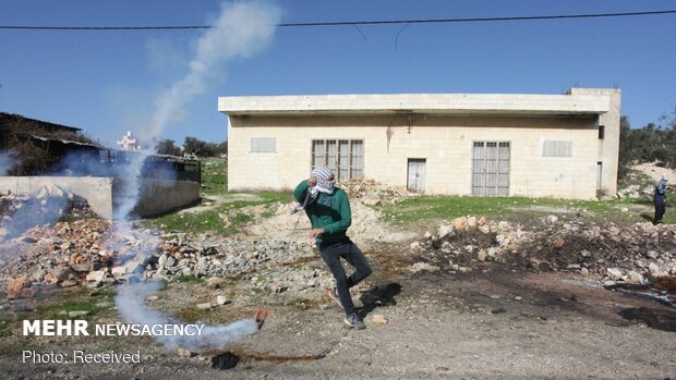 تظاهرات فلسطینی‌ها در شمال کرانه باختری ضد شهرک‌سازی صهیونیست‌ها