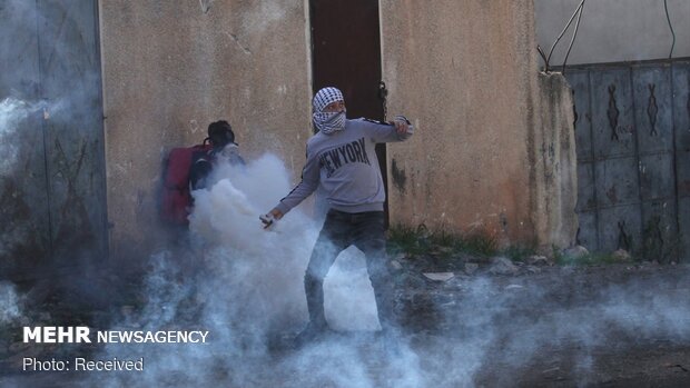 تظاهرات فلسطینی‌ها در شمال کرانه باختری ضد شهرک‌سازی صهیونیست‌ها