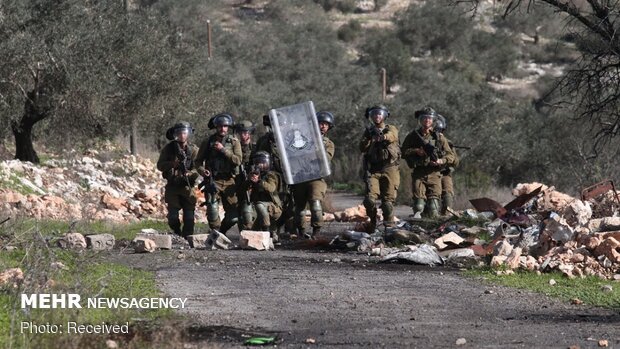 تظاهرات فلسطینی‌ها در شمال کرانه باختری ضد شهرک‌سازی صهیونیست‌ها