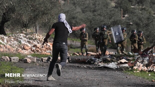 تظاهرات فلسطینی‌ها در شمال کرانه باختری ضد شهرک‌سازی صهیونیست‌ها