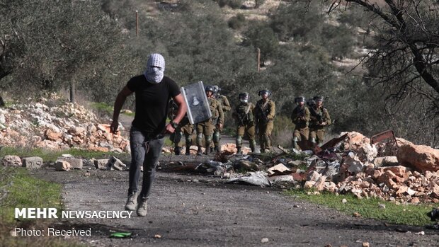 تظاهرات فلسطینی‌ها در شمال کرانه باختری ضد شهرک‌سازی صهیونیست‌ها