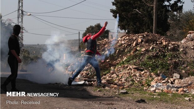 تظاهرات فلسطینی‌ها در شمال کرانه باختری ضد شهرک‌سازی صهیونیست‌ها