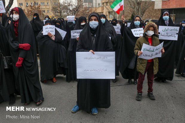 People gather in front of Turkish Consulate in Tabriz 