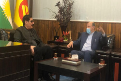 دیداری سەرکونسوڵی ئێران لە هەولێر لەگەڵ فازڵ میرانی
