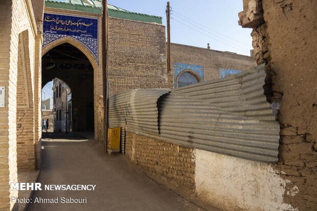 عدم رسیدگی  به بافت تاریخی شهر سمنان و تخریب خانه ها