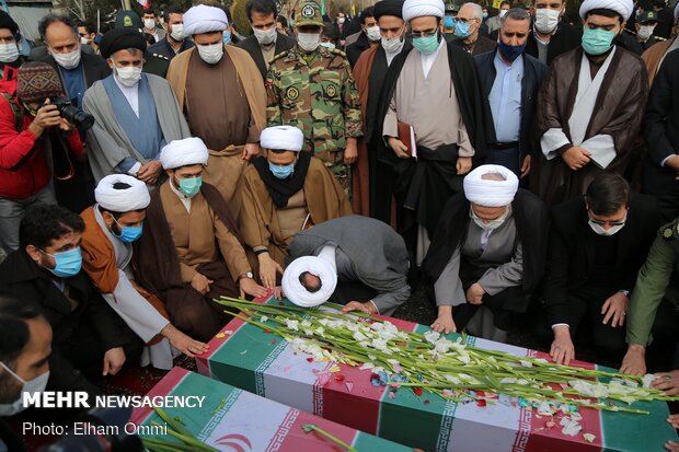 ‏برگزاری مراسم تشییع و تدفین شهدای گمنام در دانشگاه فرهنگیان کردستان