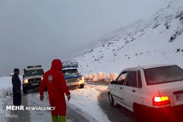 امدادرسانی عوامل هلال احمر دماوند به ۴ حادثه طی امروز