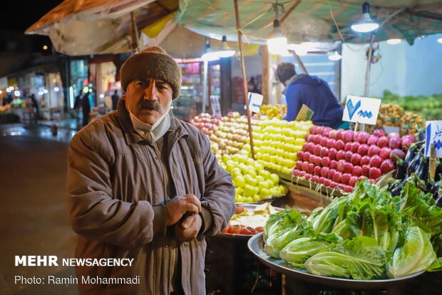 بازار شب یلدای زنجان