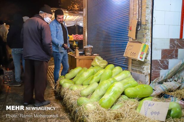 بازار شب یلدای زنجان