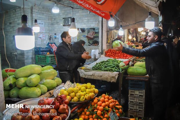 بازار شب یلدای زنجان