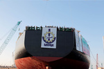 Iran launches 2nd home-built Aframax tanker