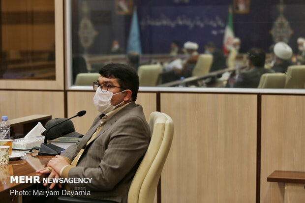 دیدار سید ابراهیم رئیسی رئیس قوه قضاییه با قضات و کارکنان دستگاه قضایی استان خراسان شمالی
