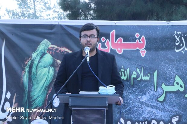 عزاداری ایام فاطمیه و سالگرد شهادت حاج قاسم سلیمانی در بهشت زهرا (س) تهران