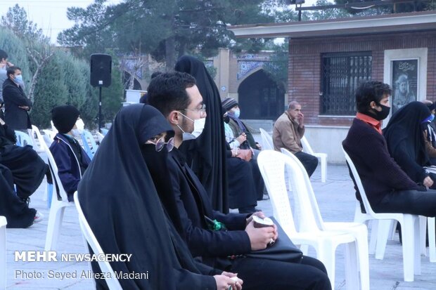 عزاداری ایام فاطمیه و سالگرد شهادت حاج قاسم سلیمانی در بهشت زهرا (س) تهران