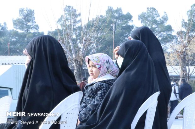 عزاداری ایام فاطمیه و سالگرد شهادت حاج قاسم سلیمانی در بهشت زهرا (س) تهران