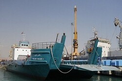 A landing craft ship capsized in S Iran