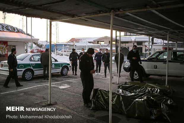 تشخیص هویت کوهنوردان فوت شده در حادثه سقوط بهمن در ارتفاعات شمال تهران