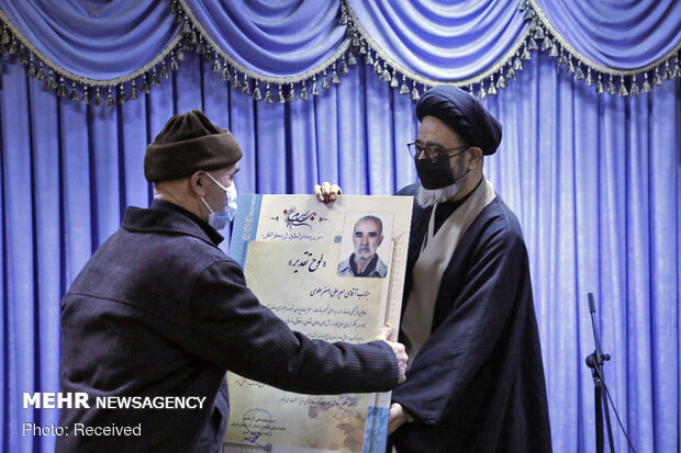 مراسم تجلیل از  میرعلی اصغر علوی وزیر شعار تبریز