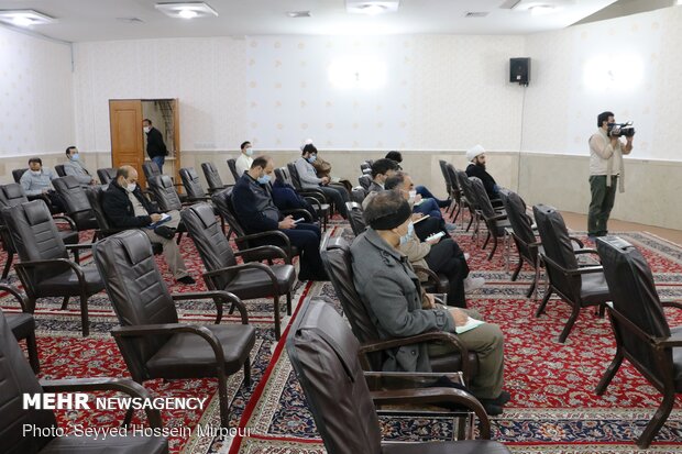 نشست خبری حجت‌الاسلام مجتبی مهدوی ارفع رئیس مرکز رسیدگی به امور مساجد خراسان رضوی