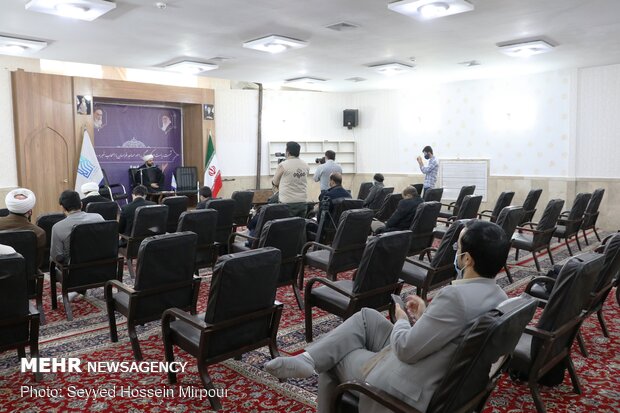 نشست خبری حجت‌الاسلام مجتبی مهدوی ارفع رئیس مرکز رسیدگی به امور مساجد خراسان رضوی