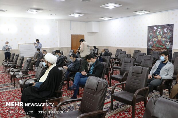 نشست خبری حجت‌الاسلام مجتبی مهدوی ارفع رئیس مرکز رسیدگی به امور مساجد خراسان رضوی