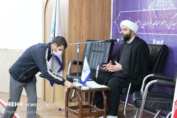 نشست خبری حجت‌الاسلام مجتبی مهدوی ارفع رئیس مرکز رسیدگی به امور مساجد خراسان رضوی