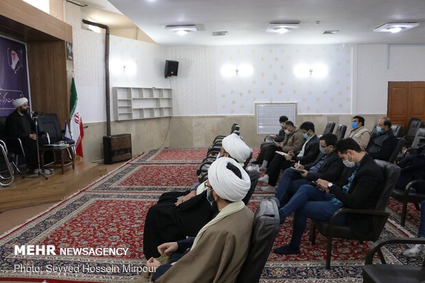 نشست خبری حجت‌الاسلام مجتبی مهدوی ارفع رئیس مرکز رسیدگی به امور مساجد خراسان رضوی