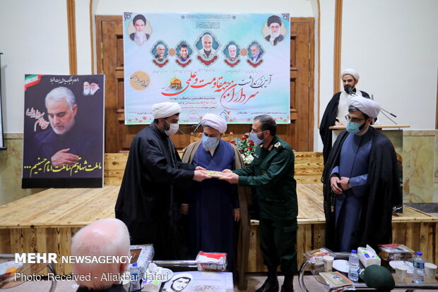 مراسم بزرگداشت سالگرد شهادت سرداران جبهه مقاومت در گرگان