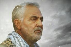 مرثیه سرایی برادر شهید سلیمانی در روستای قنات ملک