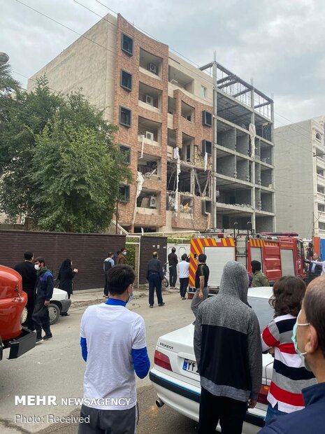 انفجار منزل مسکونی در کیانپارس اهواز