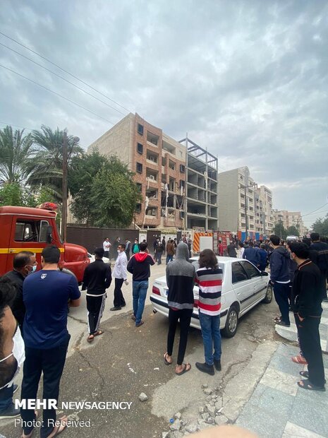 انفجار منزل مسکونی در کیانپارس اهواز
