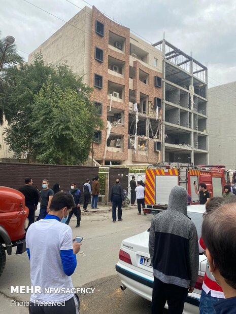 انفجار منزل مسکونی در کیانپارس اهواز