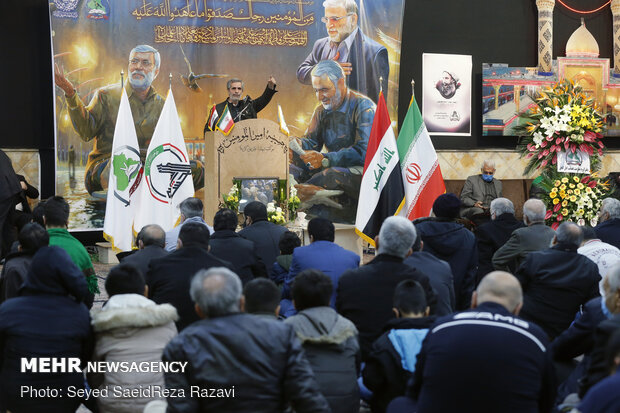 مراسم اولین سالگرد شهادت دو سردار رشید مقاومت اسلامی در دولت آباد تهران