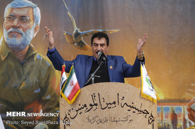 مراسم اولین سالگرد شهادت دو سردار رشید مقاومت اسلامی در دولت آباد تهران