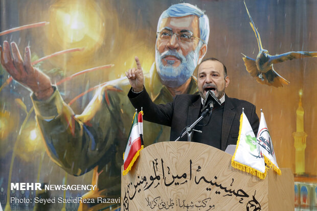 مراسم اولین سالگرد شهادت دو سردار رشید مقاومت اسلامی در دولت آباد تهران