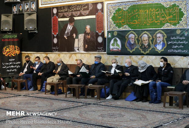 مراسم اولین سالگرد شهادت دو سردار رشید مقاومت اسلامی در دولت آباد تهران