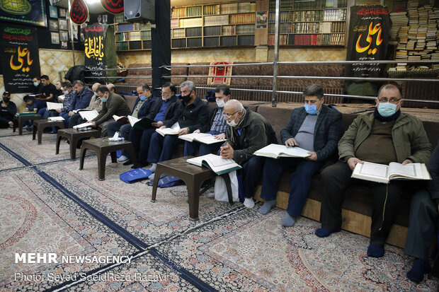 مراسم اولین سالگرد شهادت دو سردار رشید مقاومت اسلامی در دولت آباد تهران