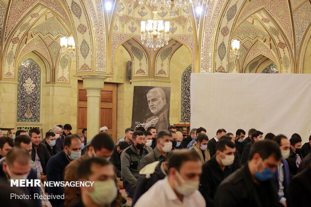 Ceremony of Gen. Soleimani, Abu Mahdi al-Muhandis in Syria