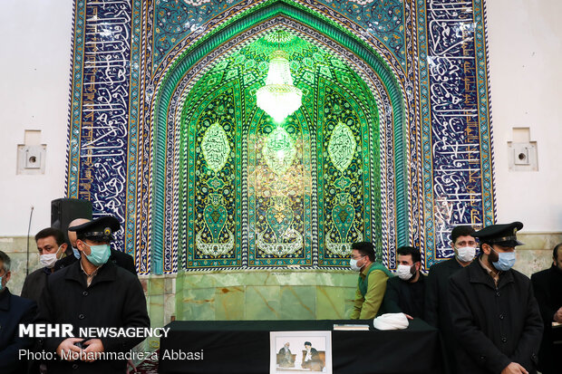 Funeral procession of Ayat. Mesbah-Yazdi held in Rey
