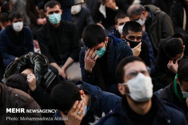 Funeral procession of Ayat. Mesbah-Yazdi held in Rey
