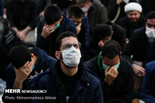 Funeral procession of Ayat. Mesbah-Yazdi held in Rey
