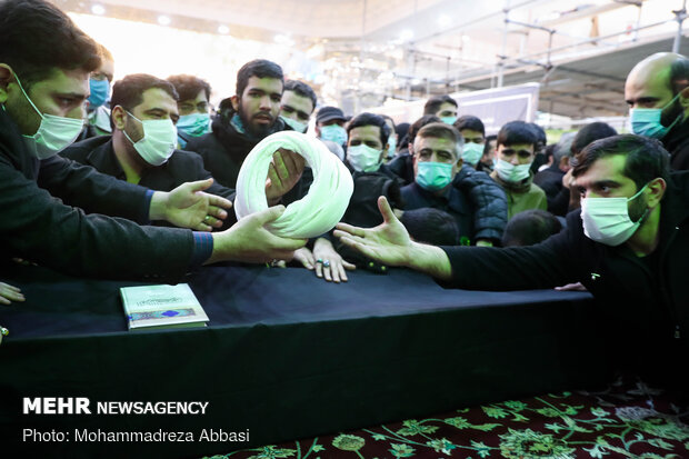 Funeral procession of Ayat. Mesbah-Yazdi held in Rey
