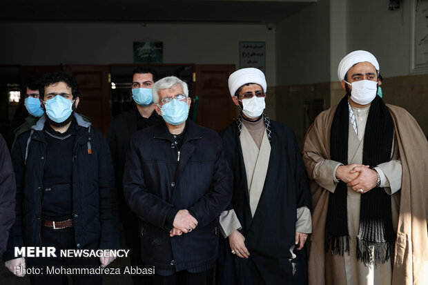 Funeral procession of Ayat. Mesbah-Yazdi held in Rey
