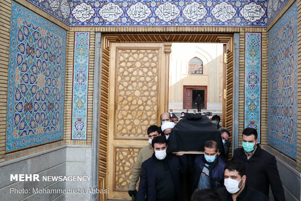 Ayetullah Muhammed Taki Misbah Yezdi'nin cenaze merasiminden fotoğraflar