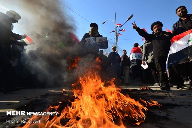 Baghdad rally on 1st anniversary of General's assassination
