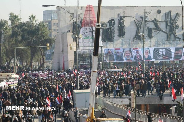 Baghdad rally on 1st anniversary of General's assassination
