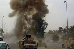 A bomb explodes on route of a US-coalition convoy in N Iraq