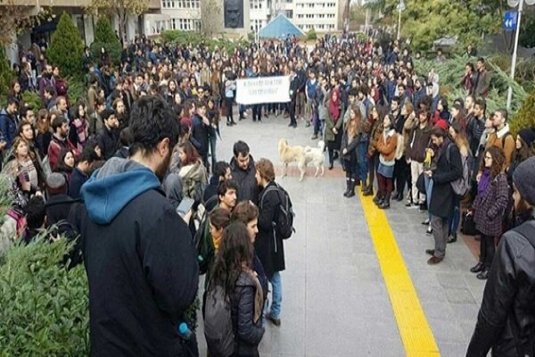 Boğaziçi Üniversitesi protestosunda 16 gözaltı